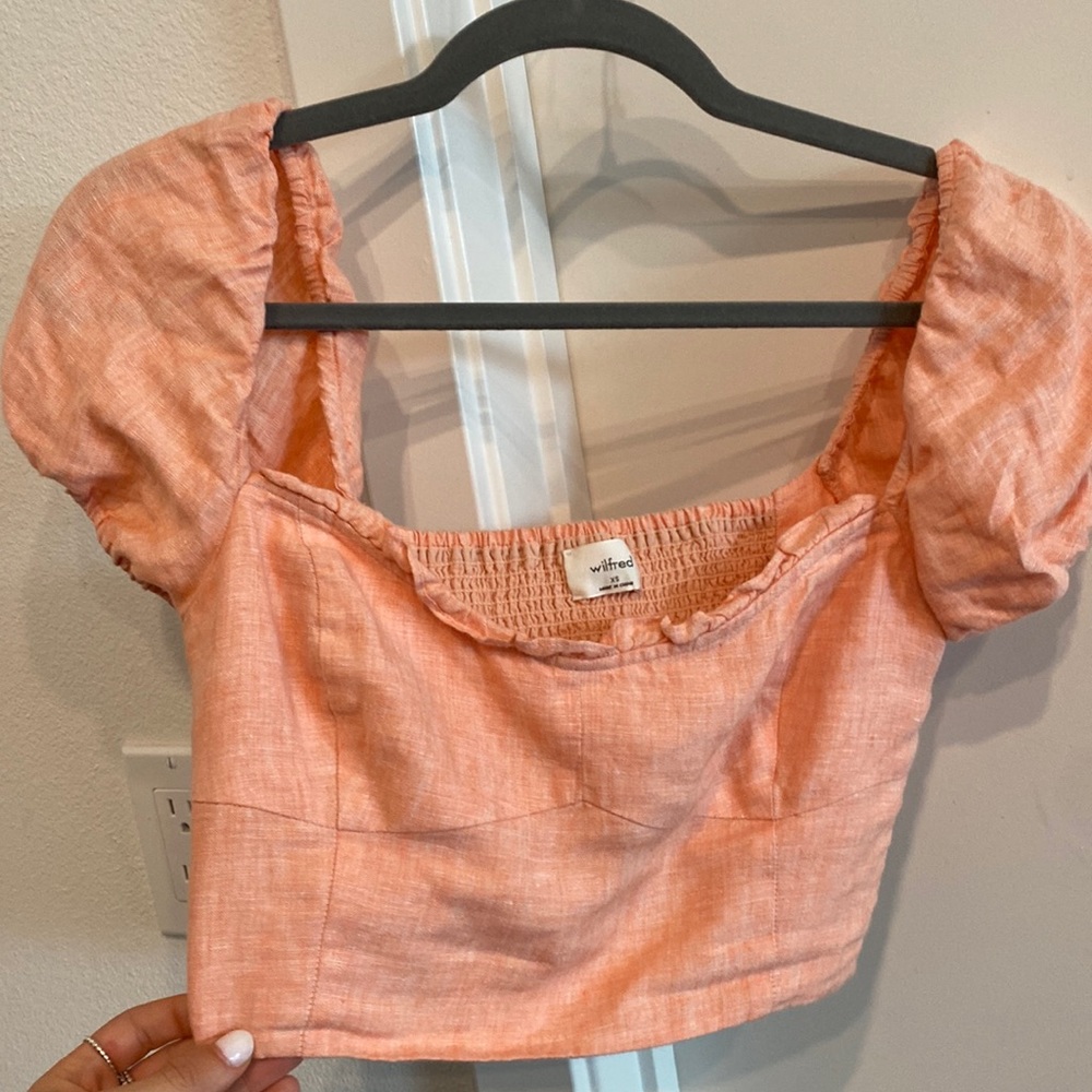 Linen Wilfred Cropped Top